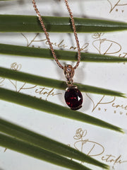 Ruby Drop Pendant