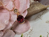 Ruby Drop Pendant