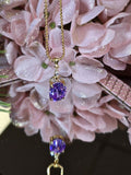 Purple Drop Pendant