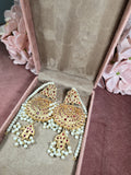 Pearl and Ruby Delight Earrings