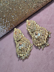 Vintage Champagne Sparkle Earrings