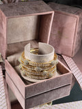 Golden Halo Bangles Set of 4