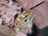 Golden Serenity Bangle Set of 2