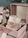 Rose Petal Blush Bangles Set of 4