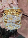 Metallic Harmony Bangles Set of 4