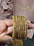 Divine Gold Adornments Bangles