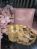 Divine Gold Adornments Bangles