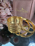 Golden Bliss Festive Bangles