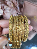 Golden Grace Traditional Bangles