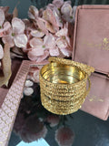 Golden Festive Opulence Bangles