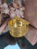 Traditional Gold Splendor Bangles