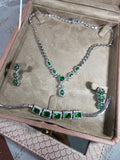 Emerald Necklace Set