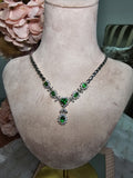 Emerald Necklace Set