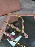 Pink Topaz Necklace Set