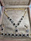 Black Colour Necklace Set