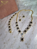 Black Colour Necklace Set