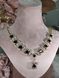 Black Colour Necklace Set