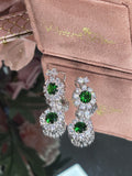 Contempo Green Stone Earrings