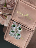 Contempo Green Stone Earrings