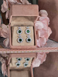 Contempo Green Stone Earrings