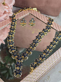 Floral Sapphire Necklace Set