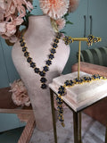 Floral Sapphire Necklace Set