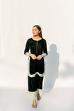 Emerald Eclipse (Farshi Shalwar suit)