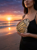 Butterfly Clutch gold