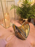 Butterfly Clutch gold