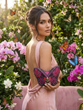 Butterfly Clutch Hot Pink