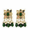 Emerald Noor Chandbali Earrings