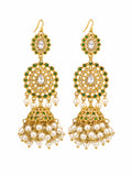 Emerald Noorain Jhumkas