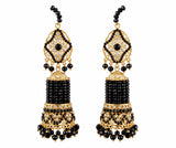 Black Meher Jhumkas