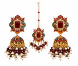 Ruby Naeema Jhumka Set