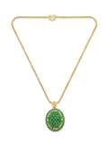 Green Oval Pendant