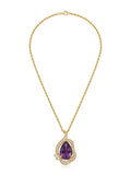 Pear-cut Swirl Pendant