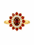 Ruby Bloom Ring