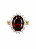 Scarlet Halo Ring