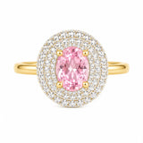 Blush Halo Ring