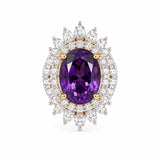 Amethyst Aurora ring
