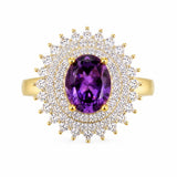 Violet Crown Ring