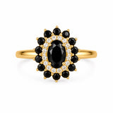 Midnight Bloom Ring