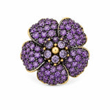 Amethyst Blossom Royale Ring