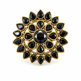 Black Dahlia  Ring