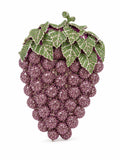 Grape Swarovski Clutch