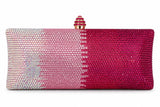 Ombre Swarovski Pink Clutch