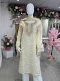 Ivory Gold Chikankari