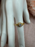 Gold Zirconia Ring