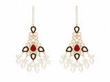 Ruby Noir Kundan Set