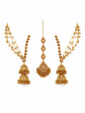 Pearl Nayra Jhumka Set